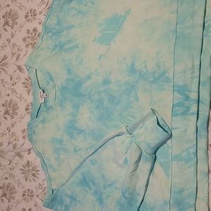 Tye dyed sweat shirt and short